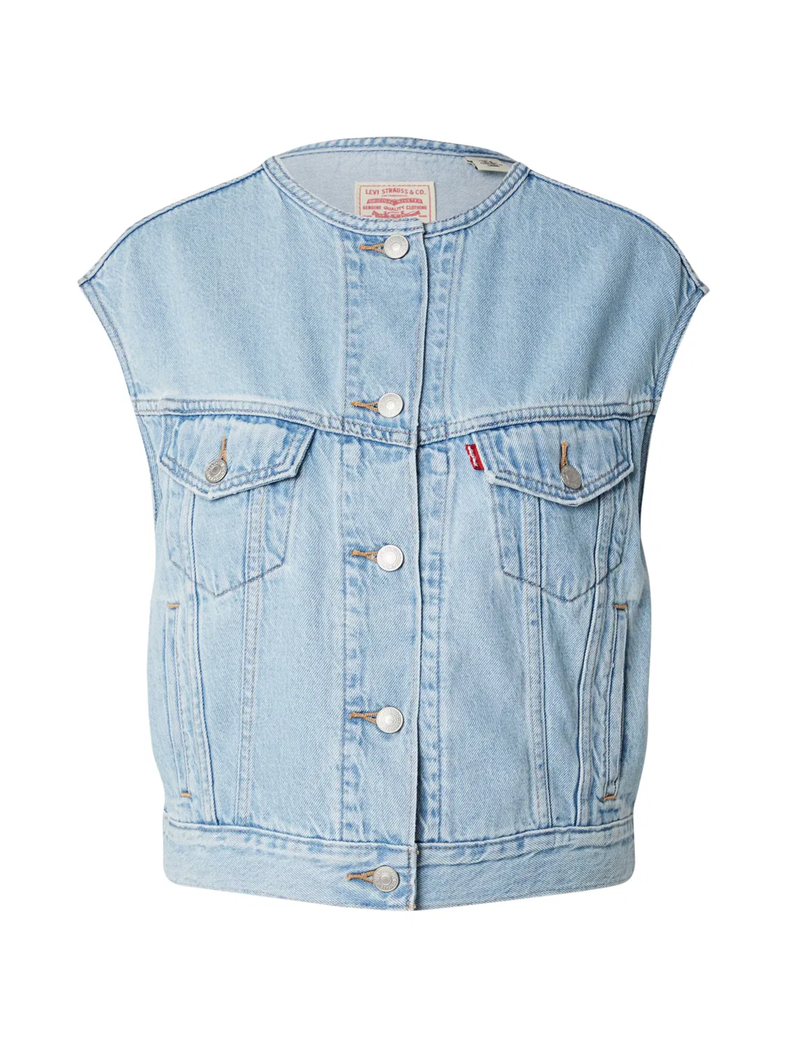 Жилет 90s Levi S, светлый синий