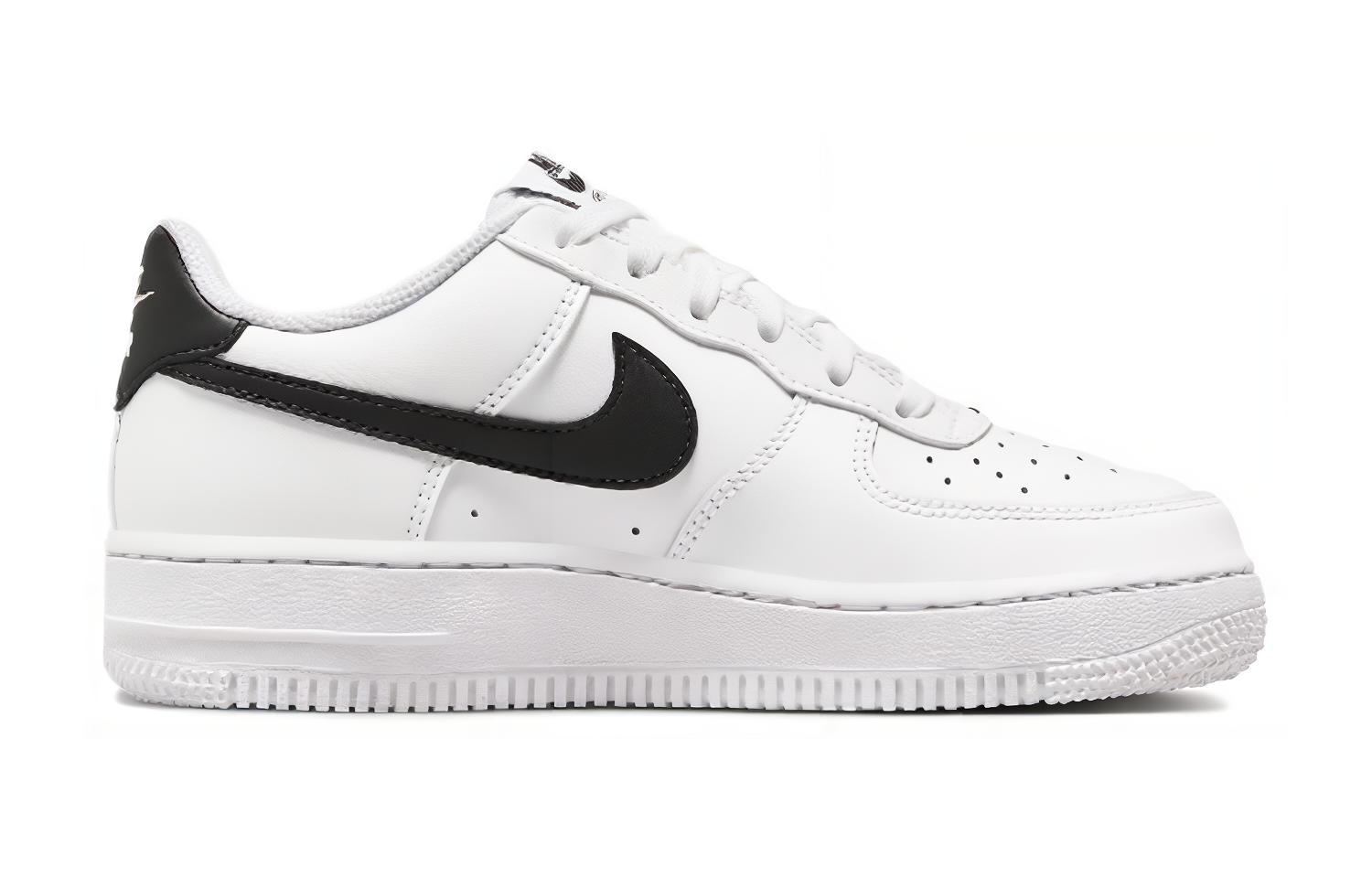 Nike Air Force 1 GS 'Белый Черный' — фото 2