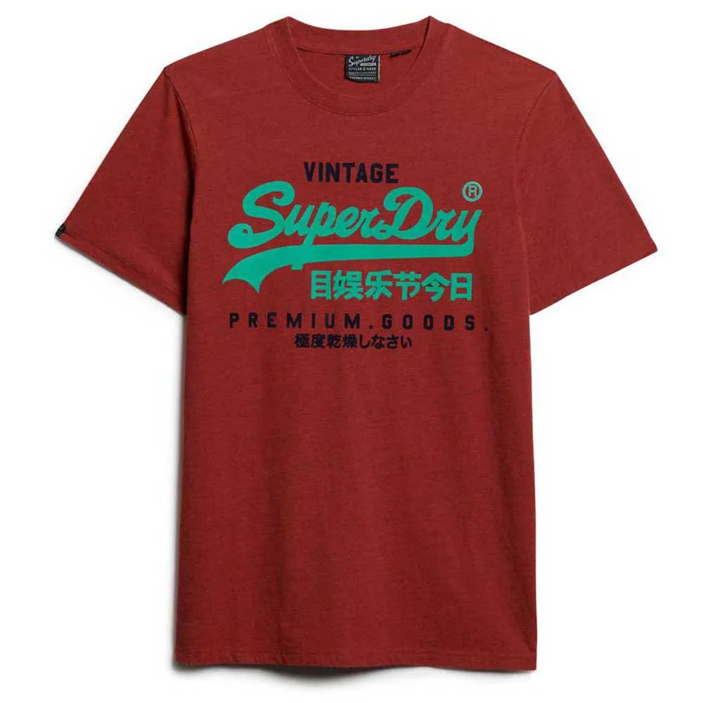 

Футболка Superdry Duo Vintage Logo, красный