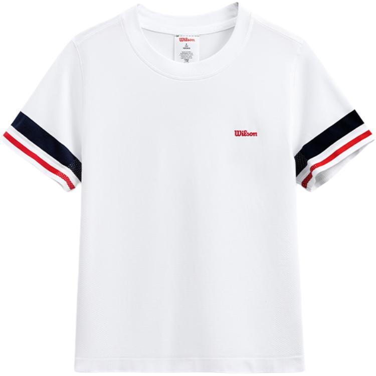 

Футболка Women's Crew Neck Moderate Wilson, bright белый
