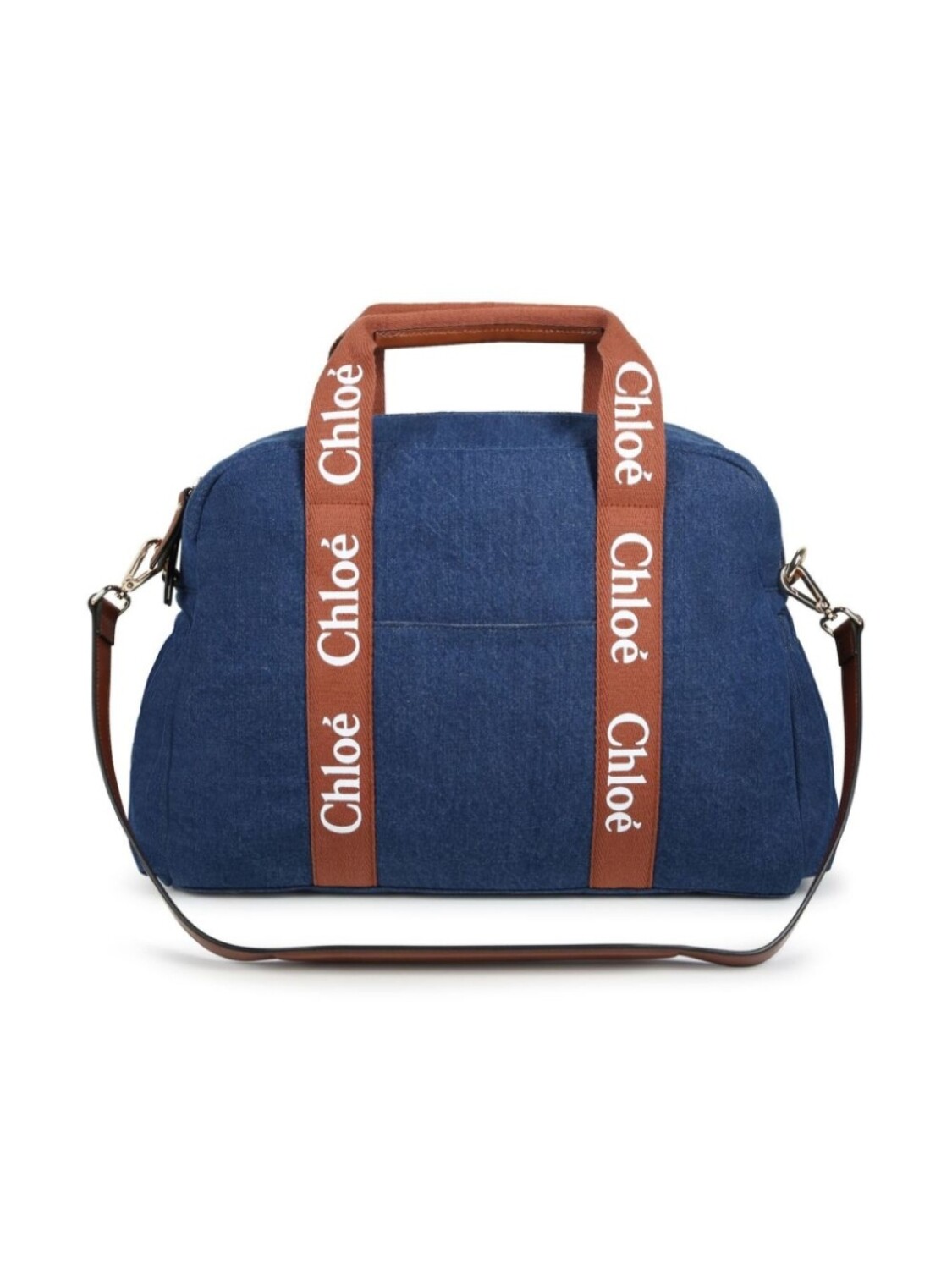 

Chloé Kids джинсовая пеленальная сумка, синий