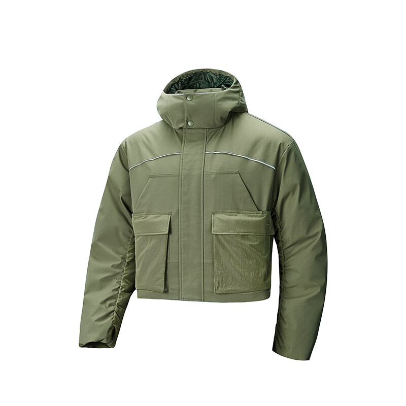 

Life Collection Пуховик унисекс лесной зеленый Anta