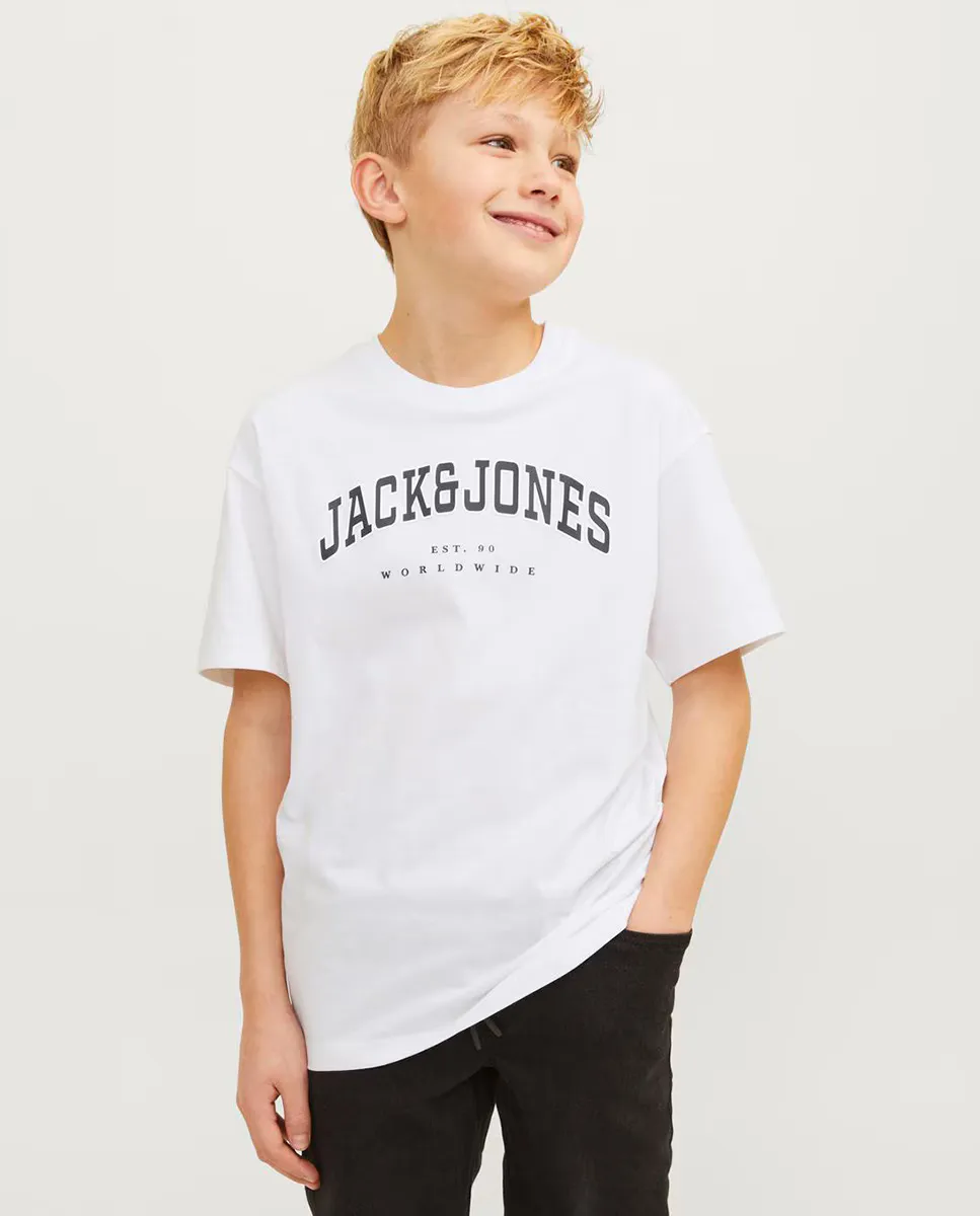 

Футболка с коротким рукавом для мальчиков Jack & Jones, белый