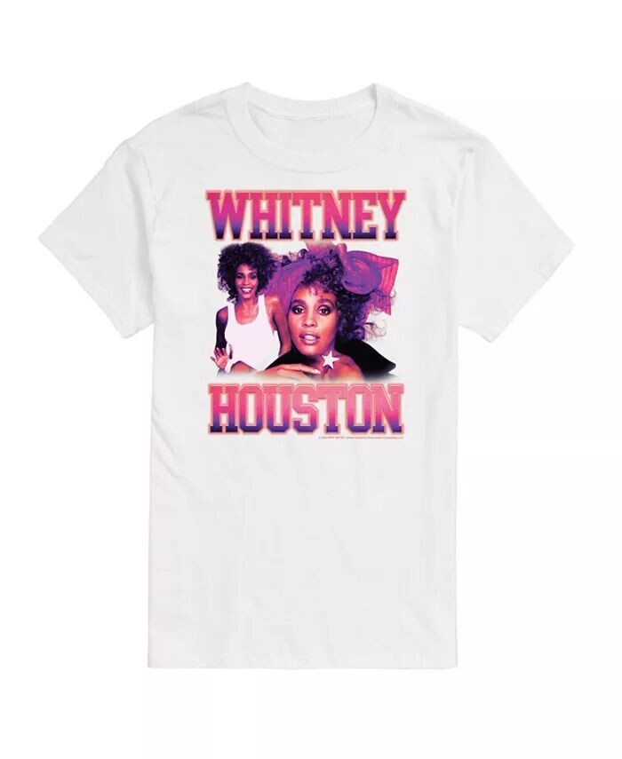 

Мужская футболка Whitney Houston с коротким рукавом AIRWAVES, белый