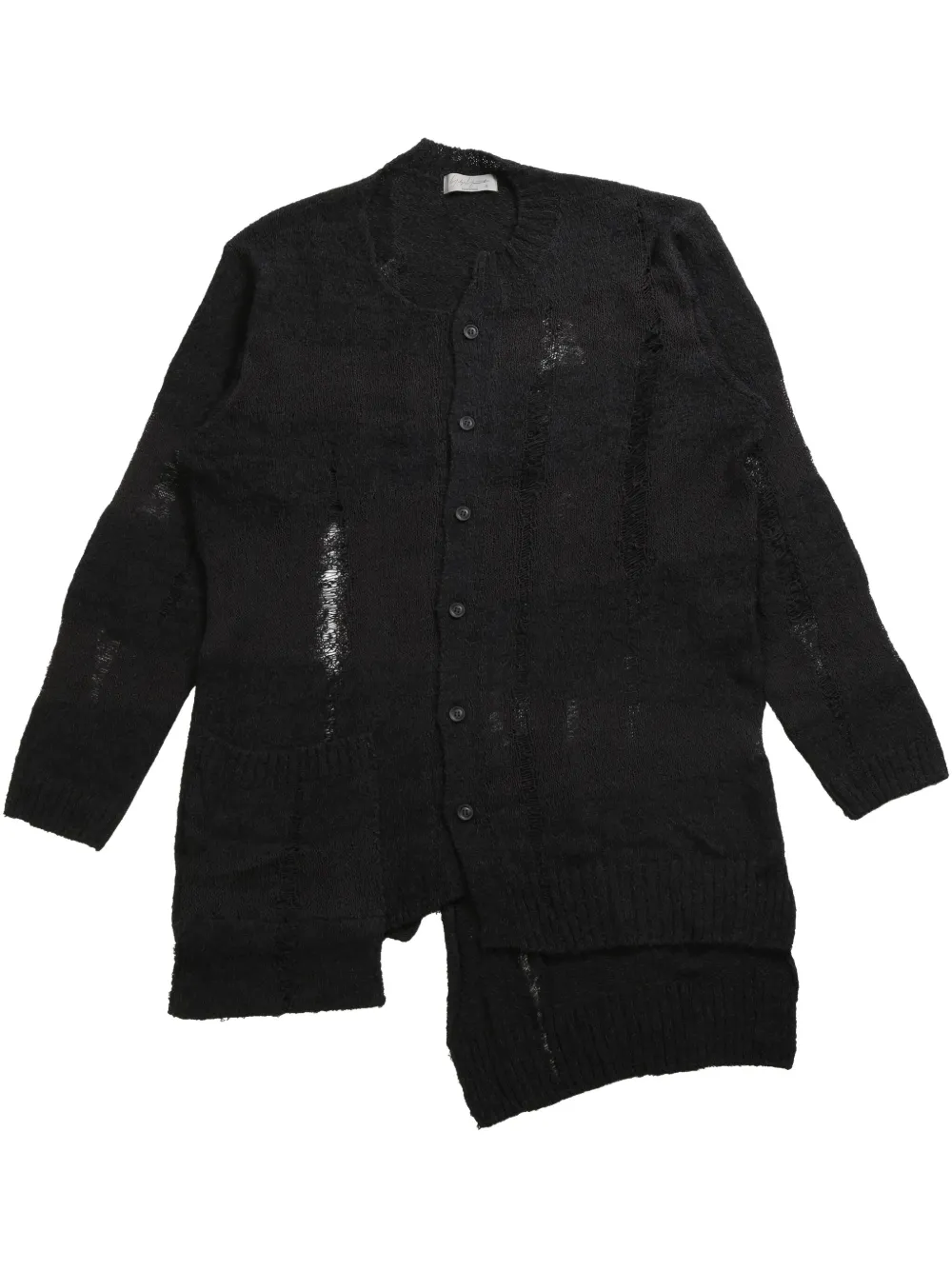 

Кардиган со вставками Yohji Yamamoto, черный
