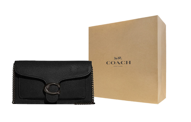 

COACH Сумка через плечо из телячьей кожи с текстурой гальки