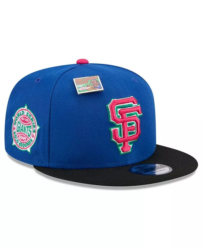 

Мужская кепка Snapback Royal/черный San Francisco Giants Watermelon Big League Chew Flavor Pack 9FIFTY Snapback New Era, синий