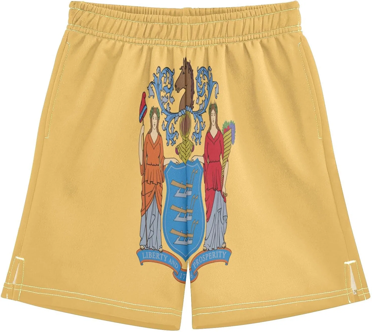 Детские шорты Athletic Shorts GuoChe, New Jersey State Flag