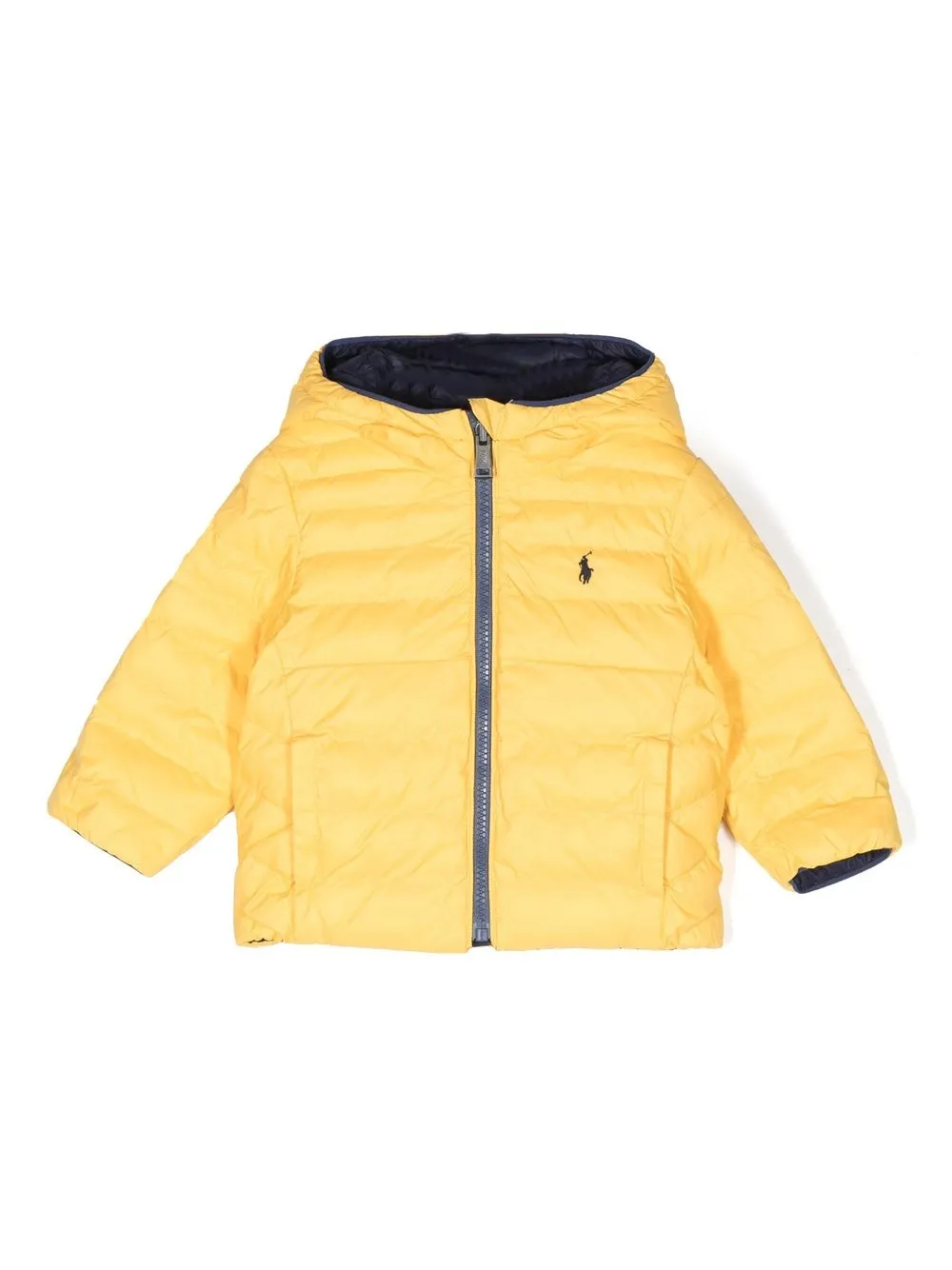 Двусторонний пуховик POLO RALPH LAUREN KIDS, синий — фото 3