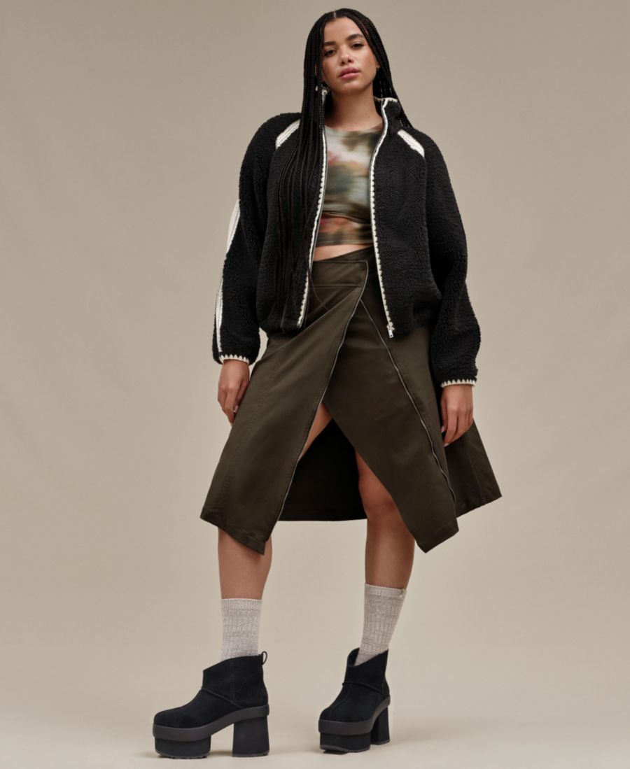 

Женская вязаная куртка Nikia Crochet Fluff Jacket UGG, Black