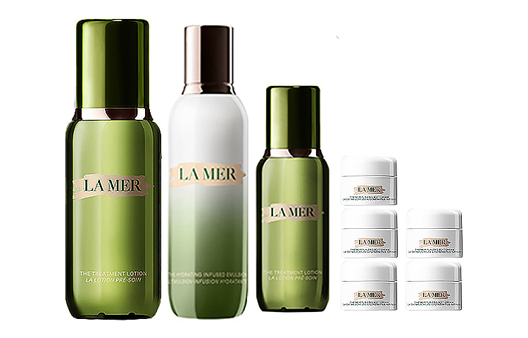 Набор La Mer — HAILANZHIMI Refined Water Milk Set Skincare Sets Moisturizes And Moisturizes Set Of 3+Face Cream 7ml*5 — фото 2