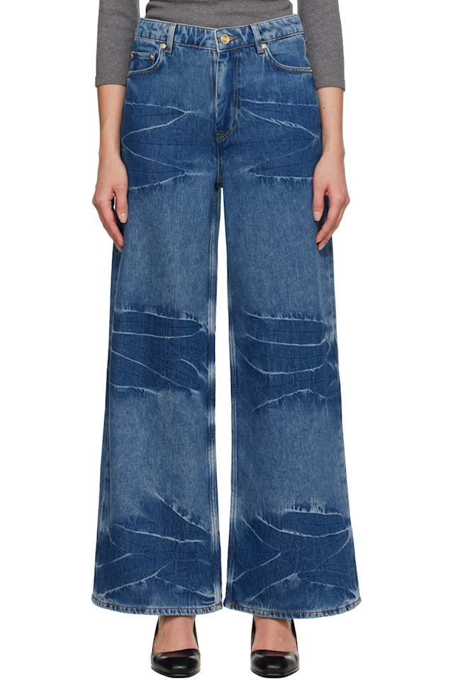 

Ganni Синие джинсы марри