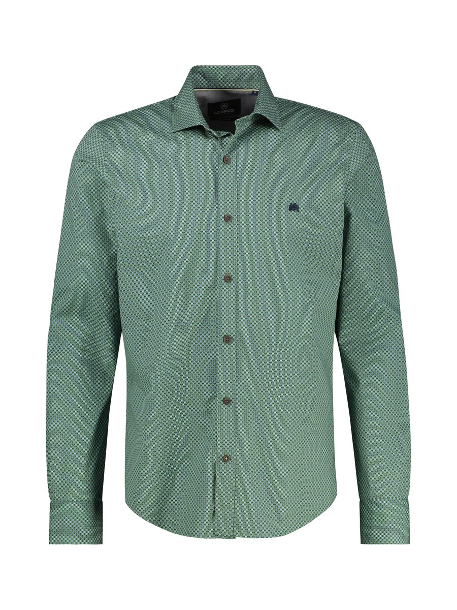 

Повседневная рубашка LERROS Regular fit Button Up Shirt, зеленый