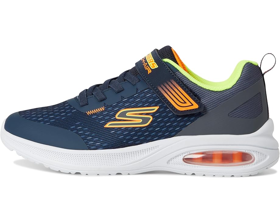 Детские кроссовки SKECHERS KIDS Microspec Max Advance-Squad-P 404105L (Little Kid/Big Kid), Navy/Charcoal — фото 4
