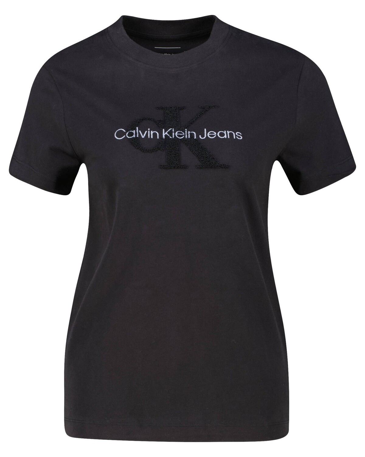 

Футболка из синели с монологом Calvin Klein, черный