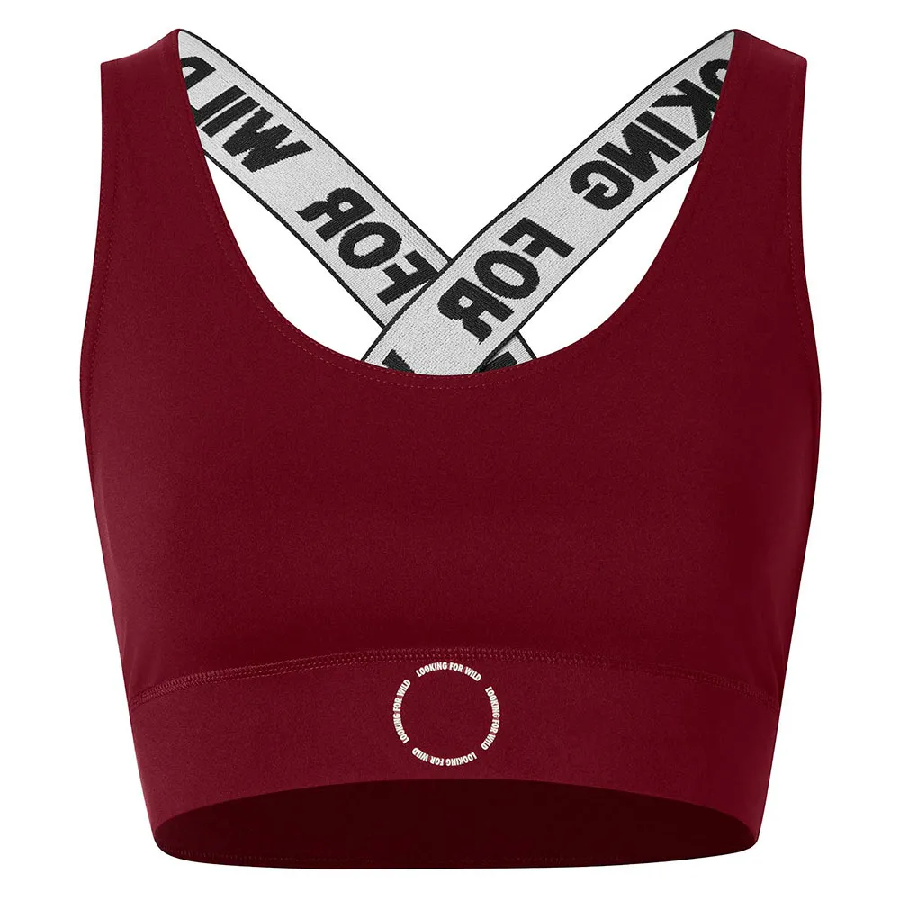 

Спортивный бюстгальтер Looking For Wild Annita sports bra, красный