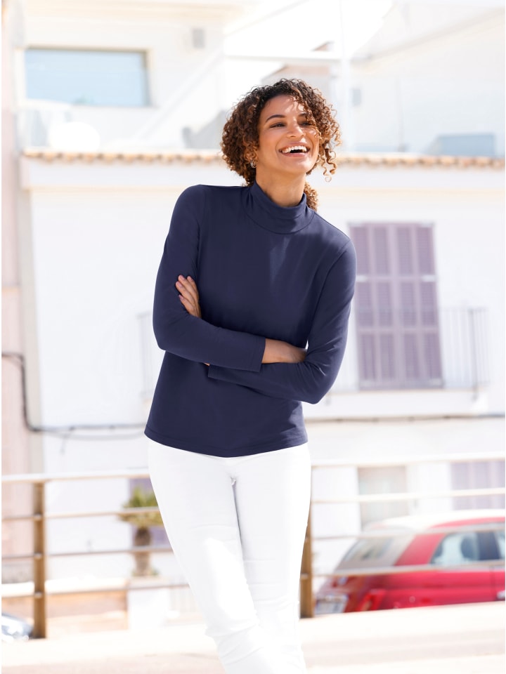 

WITT WEIDEN Водолазка темно-синего цвета