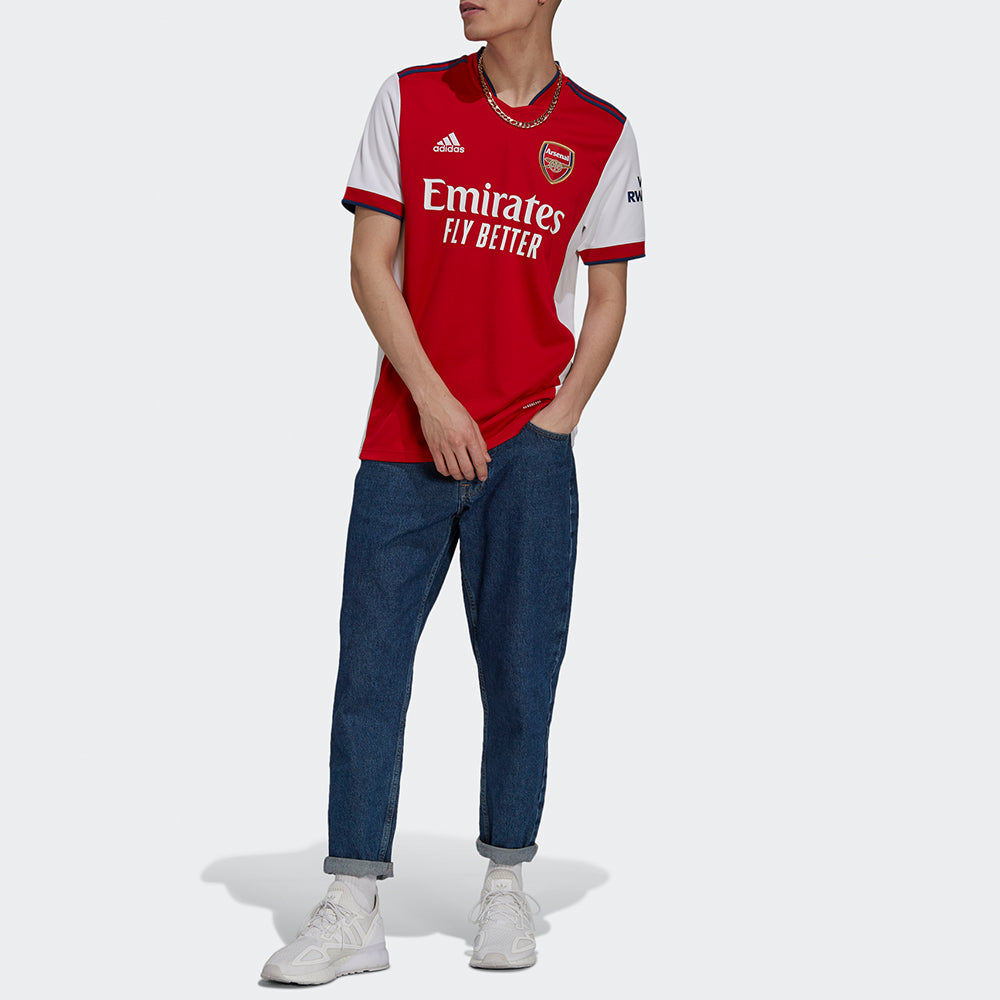 Джерси Men's adidas Afc H Jsy Training Sports Short Sleeve Soccer/Football Jersey SW Fan Edition Arsenal Home Red — фото 3