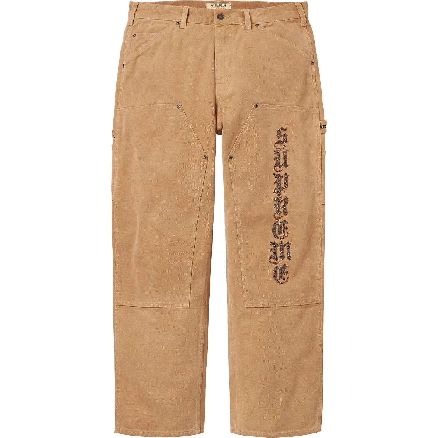 Карго-панты Supreme Double Knee Painter Pant Tawny