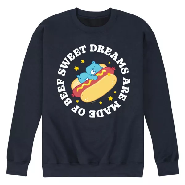 

Мужская толстовка Care Bears Sweet Dreams из говяжьего флиса Licensed Character, синий