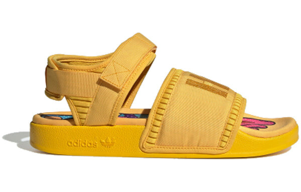 Сандалии x pharrell adilette 2.0 сандалии Adidas, золотой — фото 2
