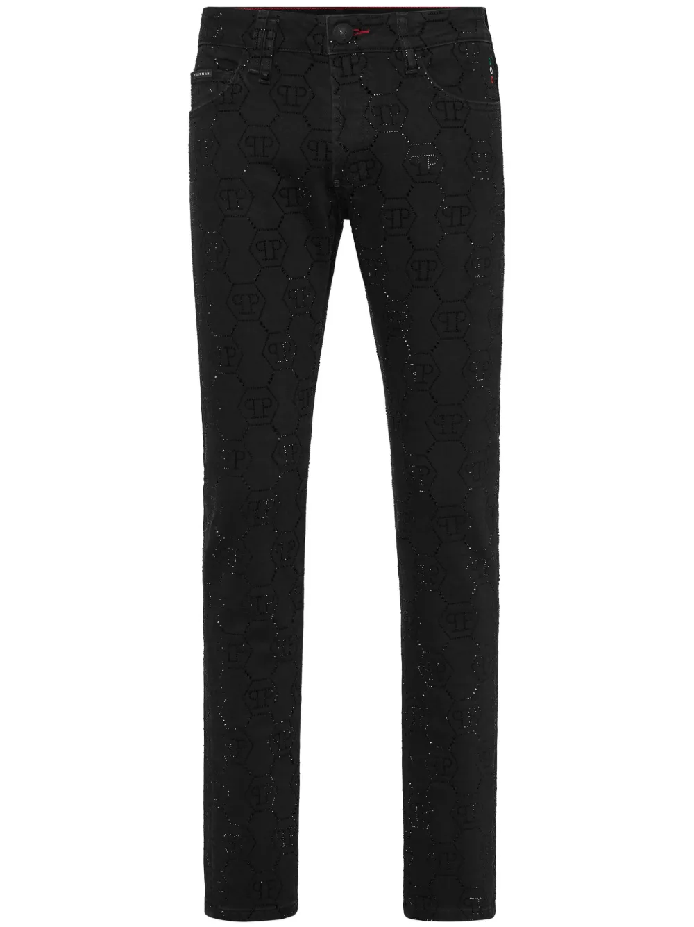 

Джинсы со стразами Philipp Plein, черный