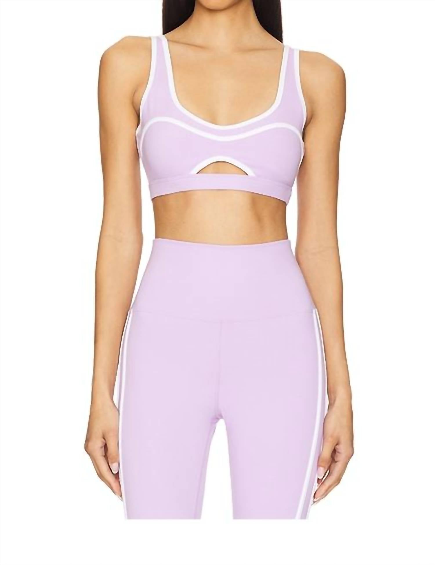 

Спортивный бюстгальтер Moxie в лавандовом цвете Beach Riot