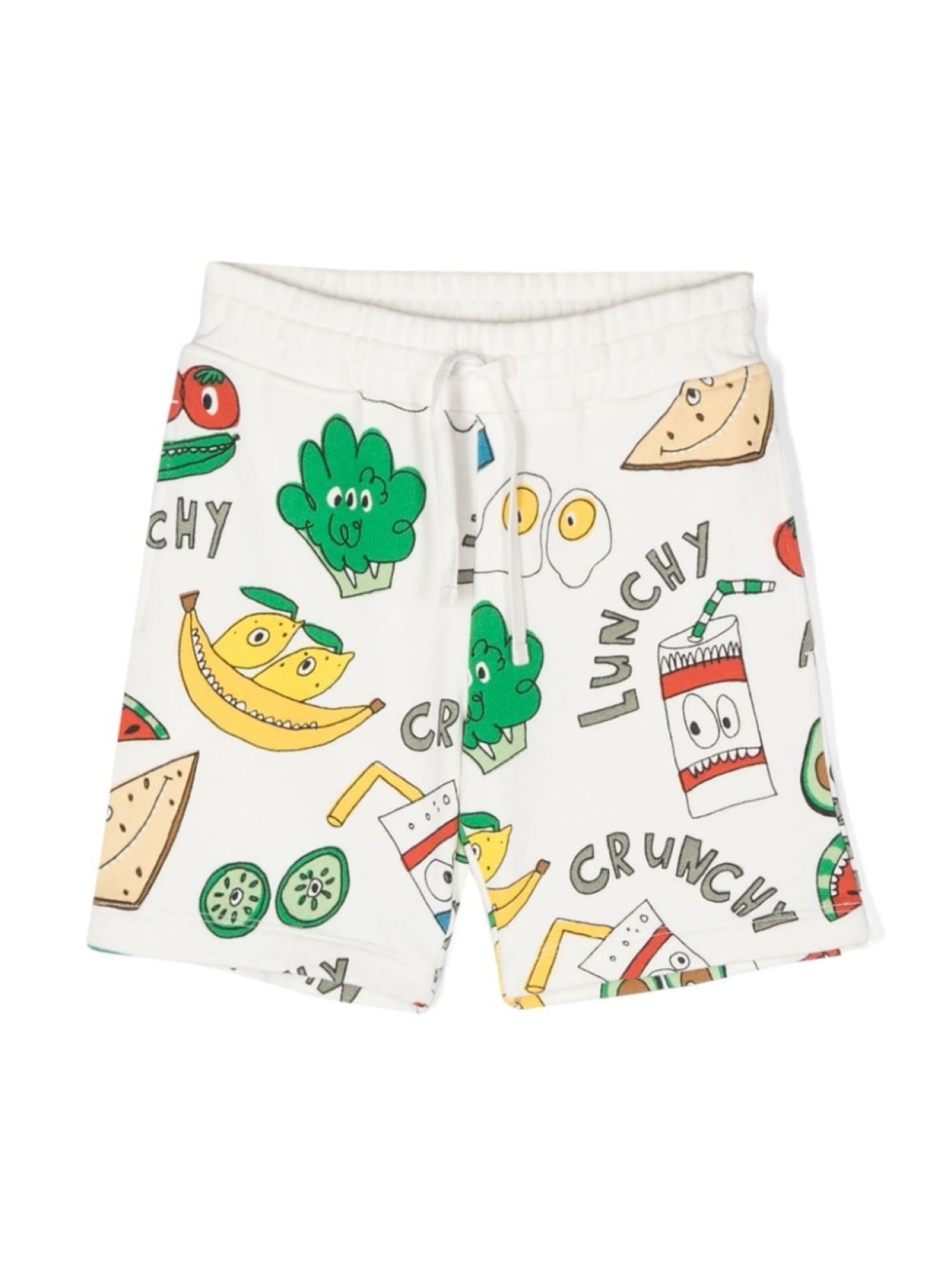 

Stella McCartney Kids шорты Crunchy Lunchy, белый