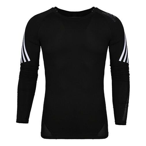 

Футболка ask spr ls 3s traininglong-sleevetee men black Adidas, черный