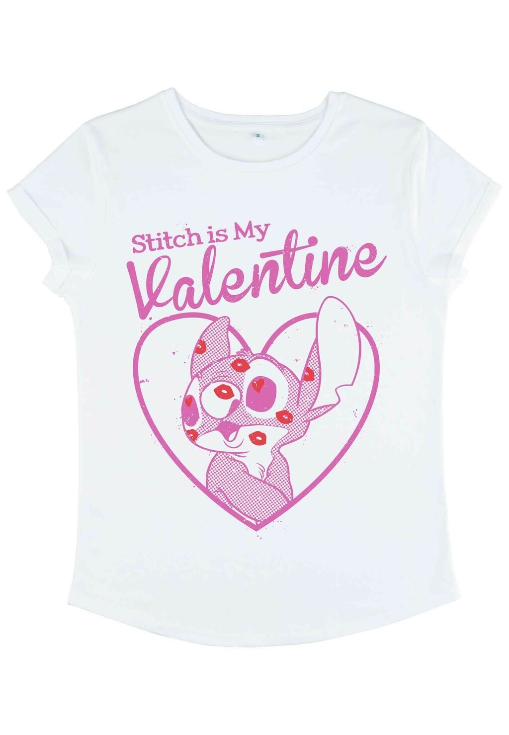 

Футболка с принтом LILO & STITCH STITCH VALENTINE Henry Tiger, белый