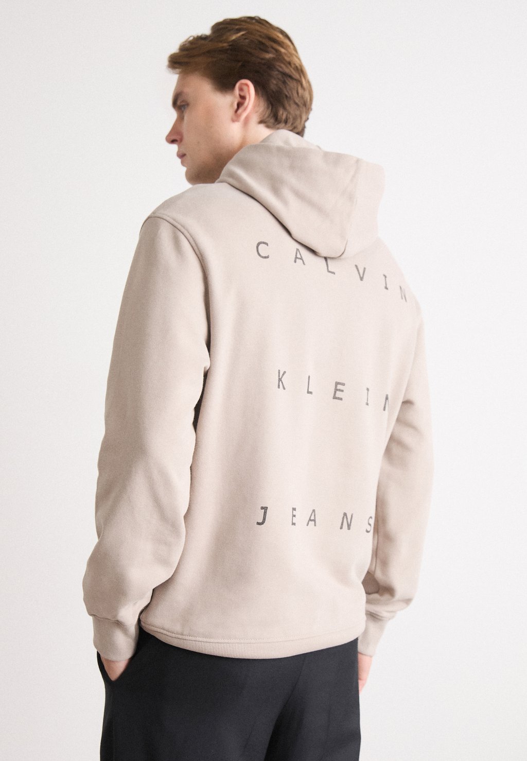 

Толстовка с капюшоном STAMP BACK GRAPHIC HOODIE Calvin Klein Jeans, светло-розовый