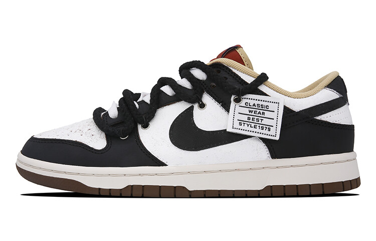 

Кроссовки Nike Dunk Skateboard Shoes Men Low-Top Black White, черный