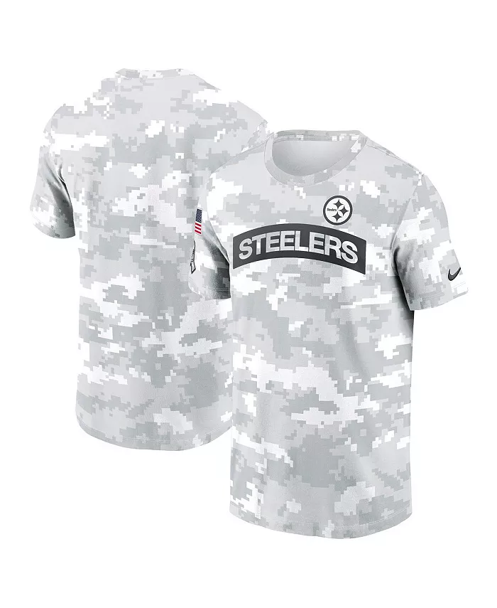 

Мужская футболка Arctic Camo Pittsburgh Steelers 2024 Salute to Service Performance Nike