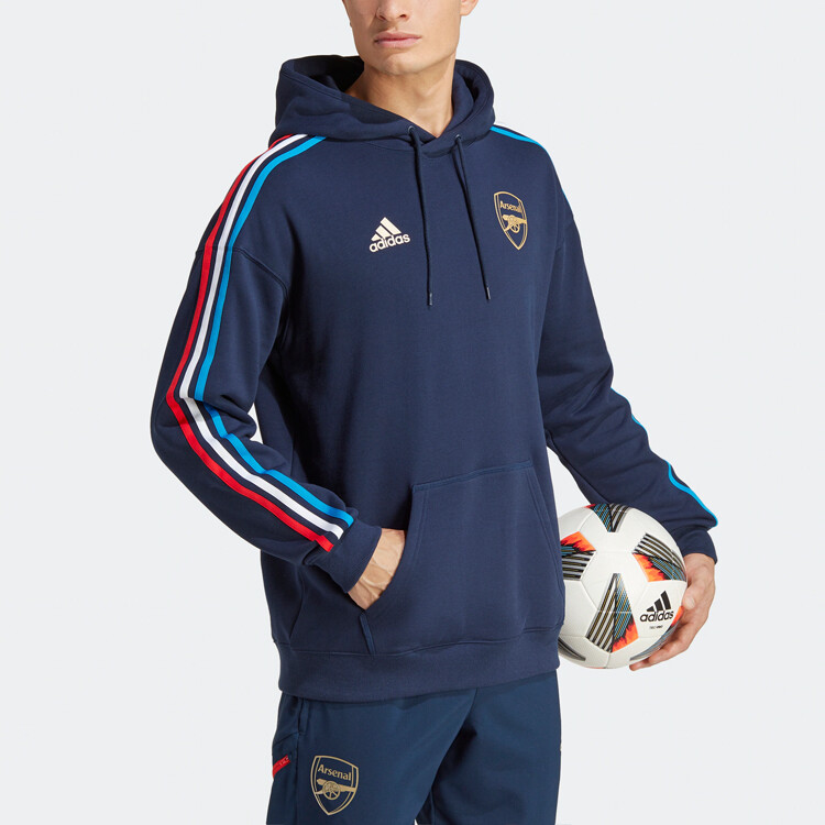 Толстовка мужская Adidas Arsenal студенческая, темно-синий — фото 4