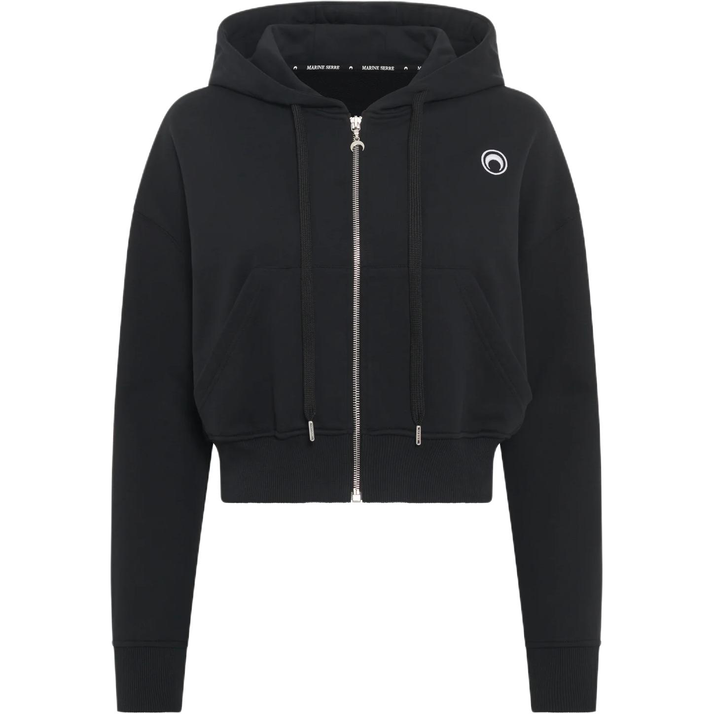 

Куртка Moon logo Zip fastening Hoodie Marine Serre, черный
