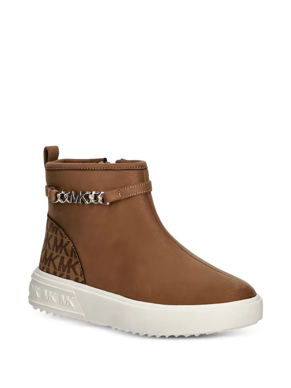 Ботинки с логотипом Michael Kors Kids, коричневый
