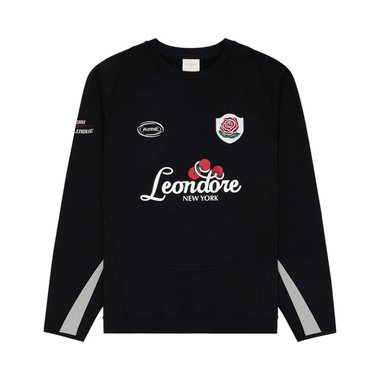 

Толстовка Aimé Leon Dore Team Leon Performance Crewneck Sweatshirt 'Jet Black', черный