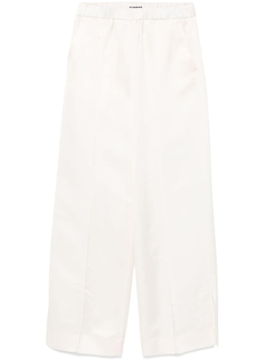 

Jil Sander атласные брюки, белый