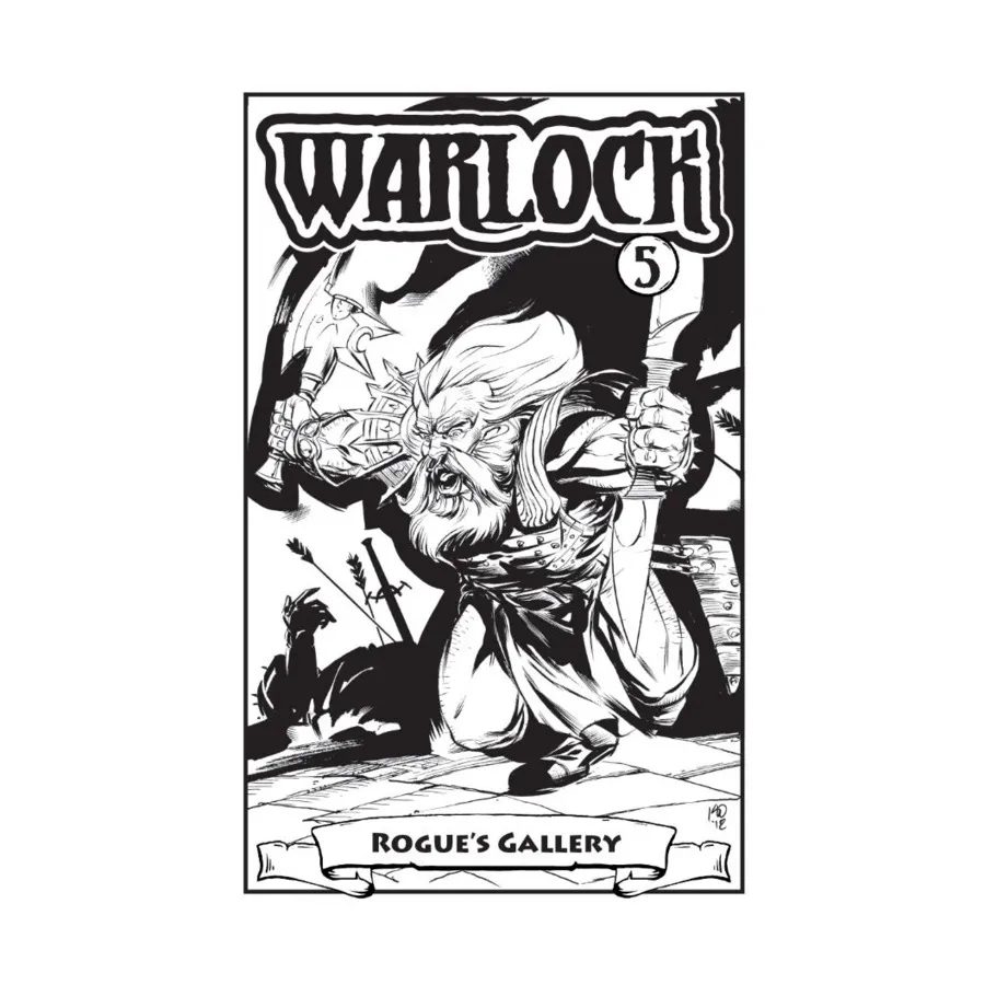 

Warlock #5 - Rogue's Gallery, 5th Edition Dungeons & Dragons (Kobold Press), мягкая обложка