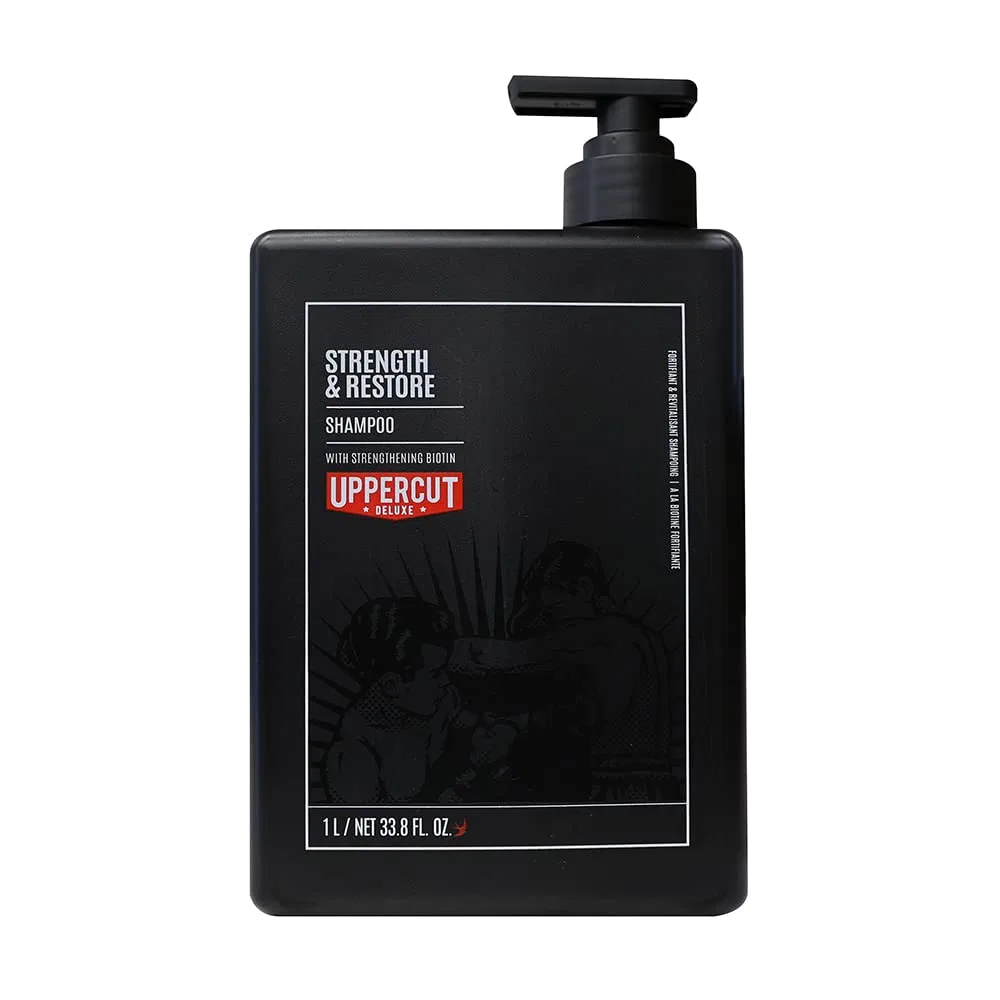 Мужской шампунь Uppercut Deluxe Strength and Restore 1 л Uppercut Deluxe