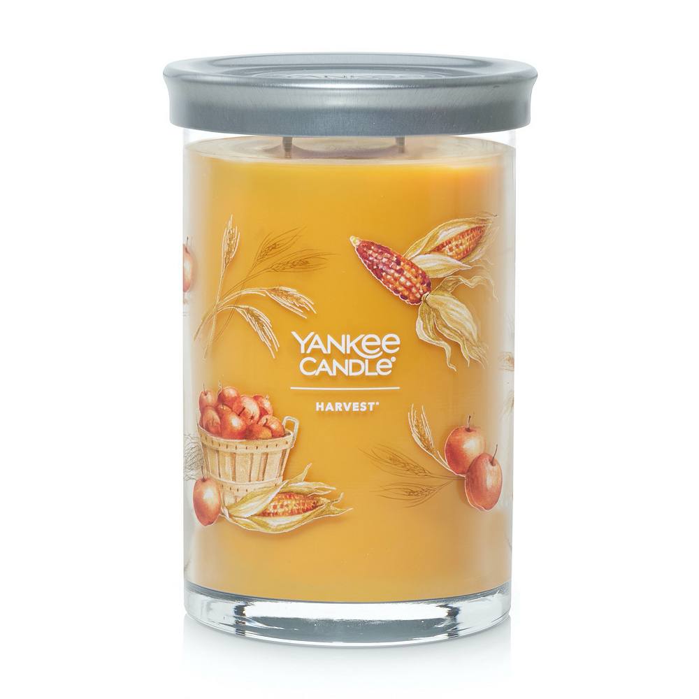 

Yankee Candle Harvest, 20 унций. Фирменная большая свеча-тумблер, цвет Medium Orange