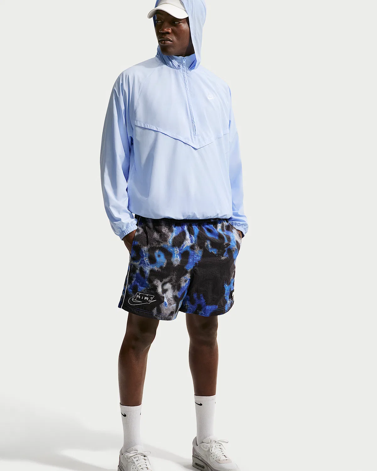 Мужские шорты Nike Air Woven, Blue Crystal — фото 4
