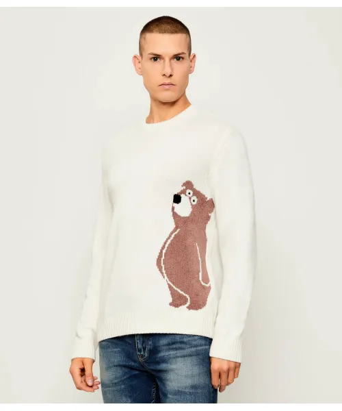 

Свитер Regular fit Ea7, белый