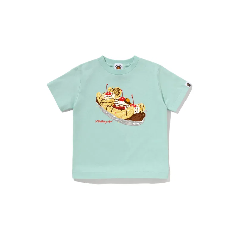 Футболка SS26 для детей 3-7 лет A BATHING APE, White WHX — фото 3