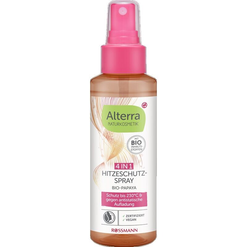 

Термозащитный спрей 4 в 1 Alterra NATURKOSMETIK, 200 ml