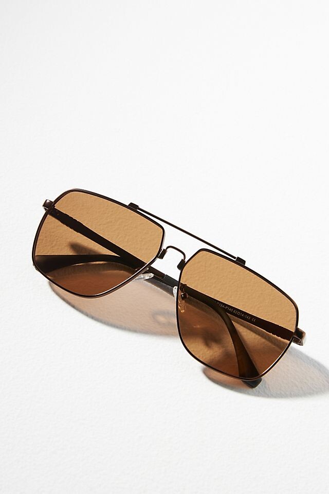 

Солнцезащитные очки Fifth & Ninth East Aviator поляризованные, коричневый