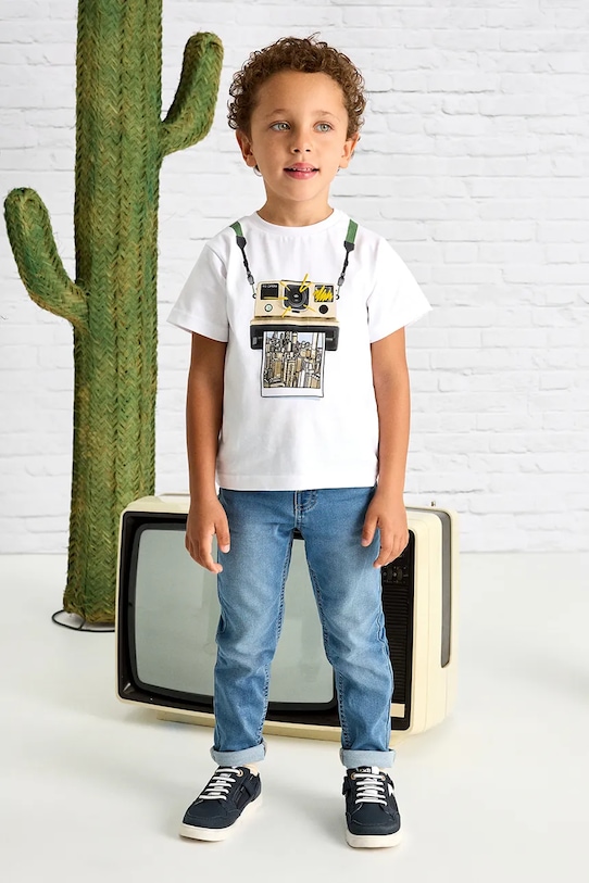 

Детские джинсы soft denim Mayoral, синий