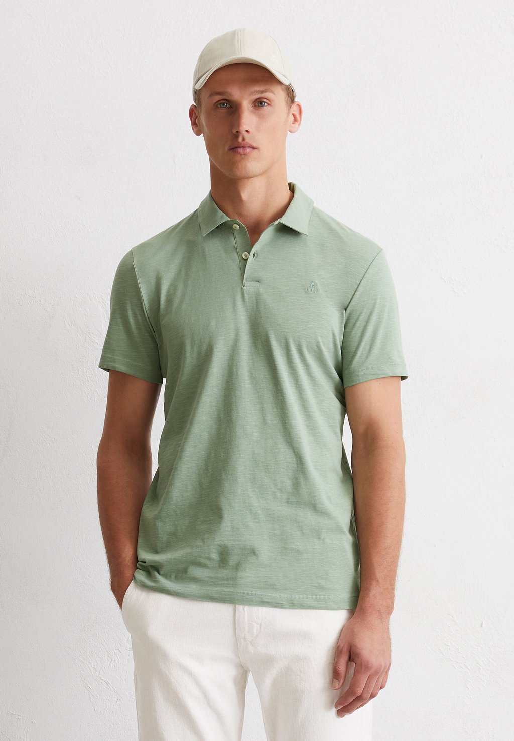 

Рубашка поло SHORT SLEEVE Marc O'Polo, светло-зеленый