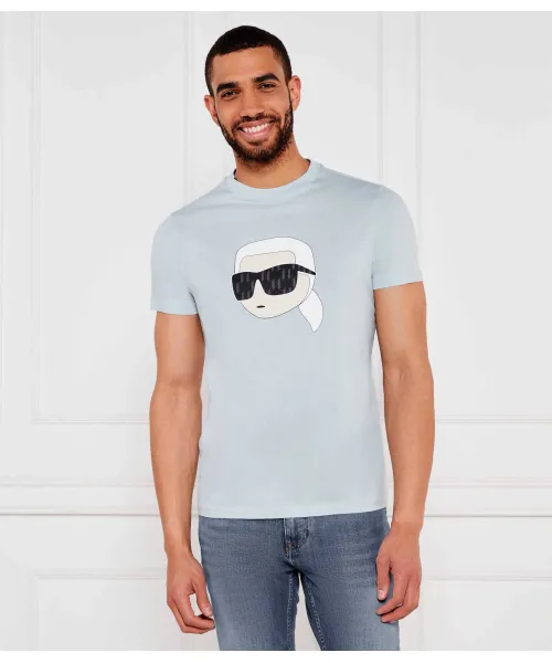 

Футболка Regular fit Karl Lagerfeld, синий
