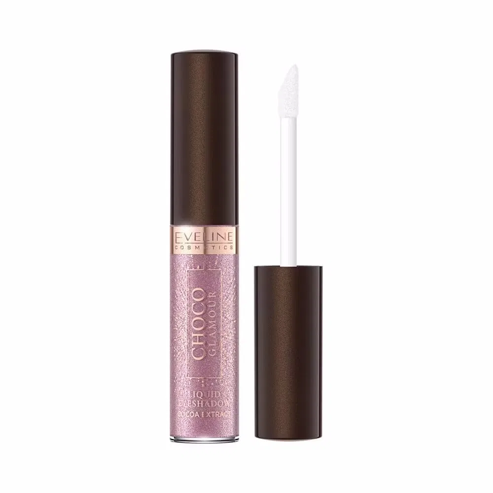 Жидкие тени для век «Choco Glamour» от Eveline Cosmetics Eveline Cosmetics, Pink